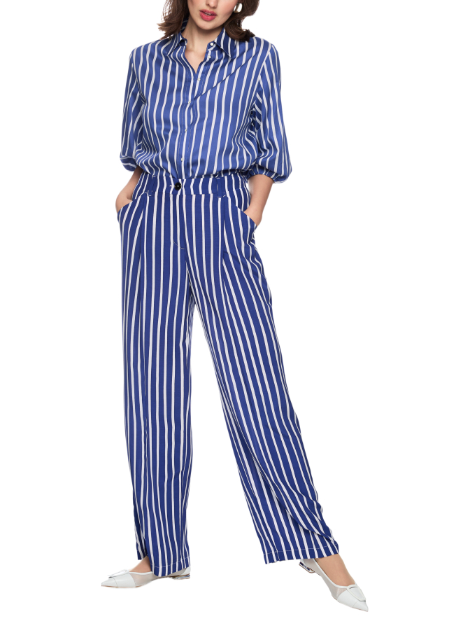 Marc Cain Hose WASCO mit Streifenmuster bei Robert Ley