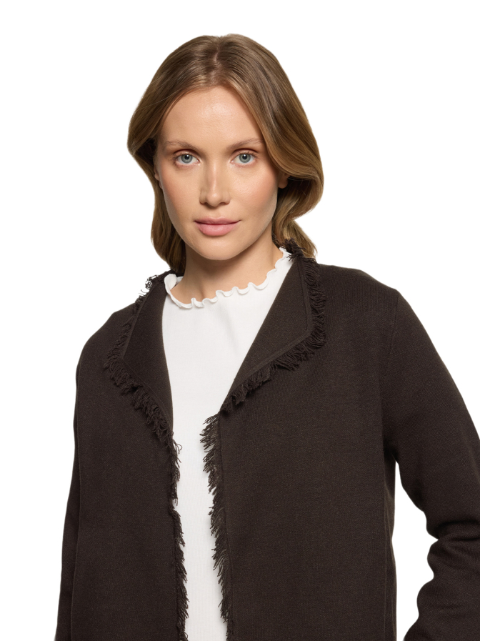 Cartoon Cardigan in Western-Optik bei Robert Ley