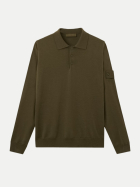 Stone Island Poloshirt GHOST Langarm v0054militarygreen bei Robert Ley