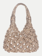 Hibourama Beuteltasche VANNIFIQUE MINI mit Kristallbesatz golden shadow bei Robert Ley