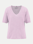 Fynch-Hatton Gestreifter Leinenpullover 444-SORBET ROSE bei Robert Ley