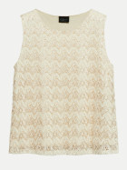 s.Oliver BLACK LABEL T-Shirt mit Ajourmuster 04X3-WHITE bei Robert Ley
