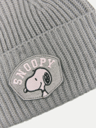 Codello Gestrickte Mütze mit Snoopy-Patch GRY3-grau bei Robert Ley
