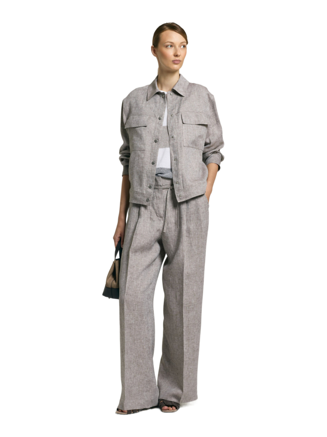 Peserico Palazzo-Hose aus Leinen bei Robert Ley