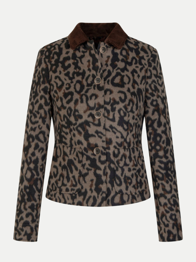 White Label Blazer mit Animalprint bei Robert Ley