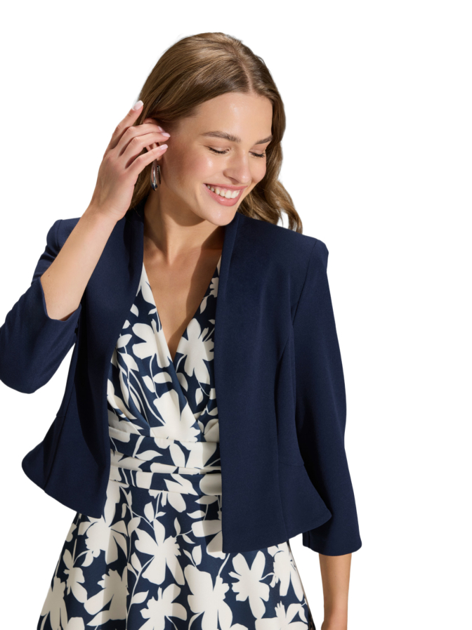 Swing Taillierte Jacke aus Jersey Crêpe bei Robert Ley