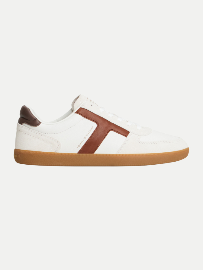 Tommy Hilfiger Ledersneaker TRIBECA mit Strukturmix bei Robert Ley