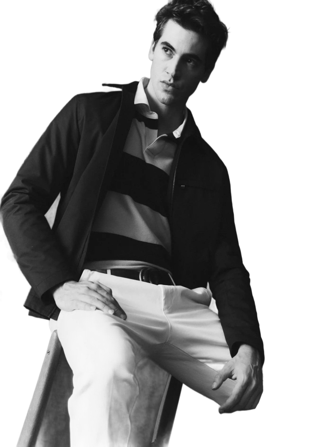 JOOP! JEANS Langarmshirt mit Polokragen Crosban bei Robert Ley