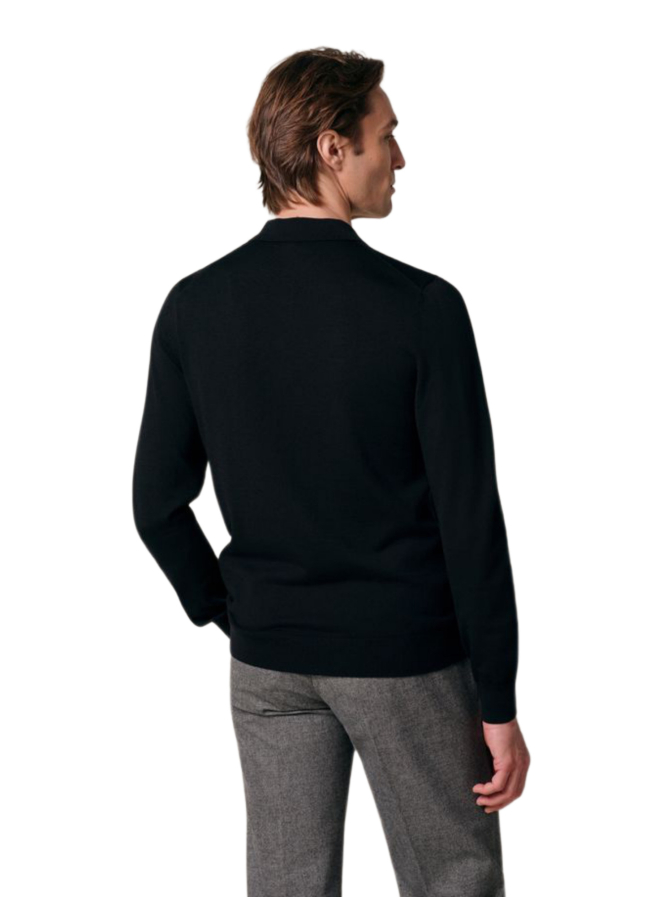 PROFUOMO Pullover mit Polokragen aus Wolle bei Robert Ley