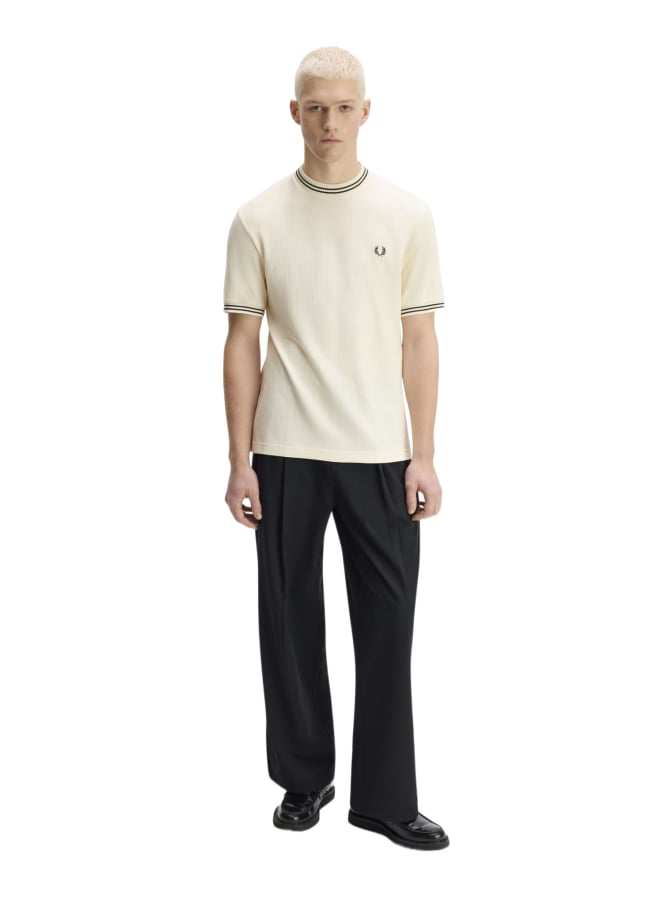 Fred Perry Ripp-Strick T-Shirt bei Robert Ley