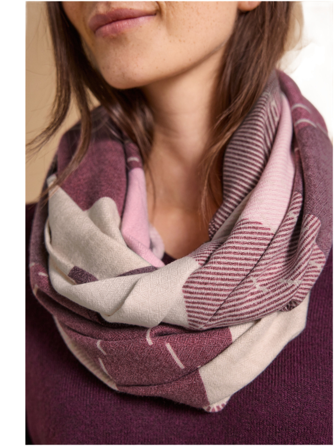 Cecil Loop-Schal mit Argyle-Muster bei Robert Ley