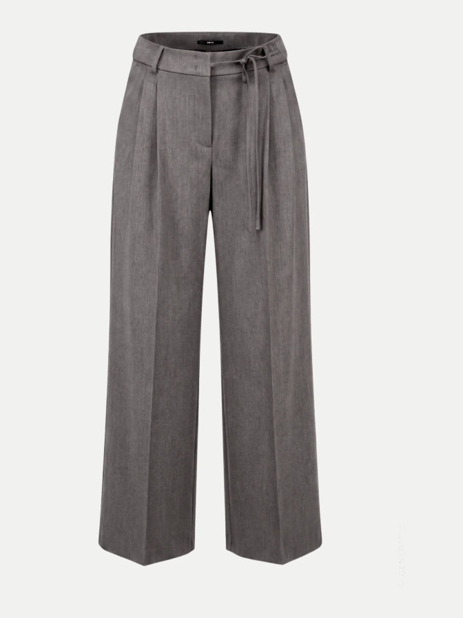 Zero Wide-Leg Bundfaltenhose bei Robert Ley