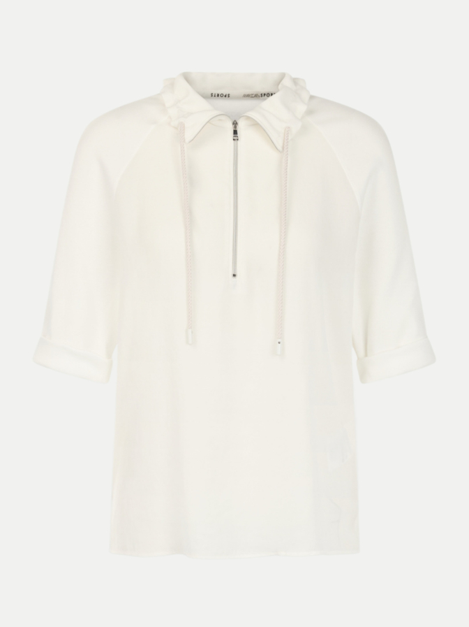 Marc Cain Troyer-Blusenshirt mit Feinripp bei Robert Ley