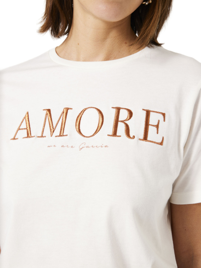 GARCIA T-Shirt mit Schriftzug bei Robert Ley