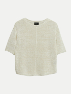 s.Oliver BLACK LABEL Strickpullover mit Glitzergarn 02X2-WHITE bei Robert Ley