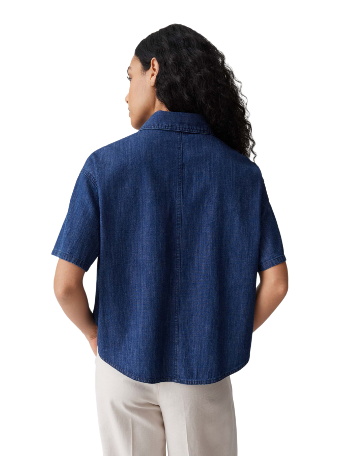 Opus Kurzarm Jeanshemd Ferluna bei Robert Ley