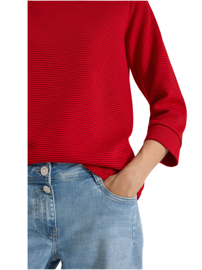 Cecil Shirt mit 3/4 Arm Strukturiert bei Robert Ley