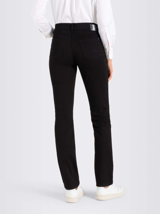 Mac Straight Fit Jeans mit Label-Patch bei Robert Ley