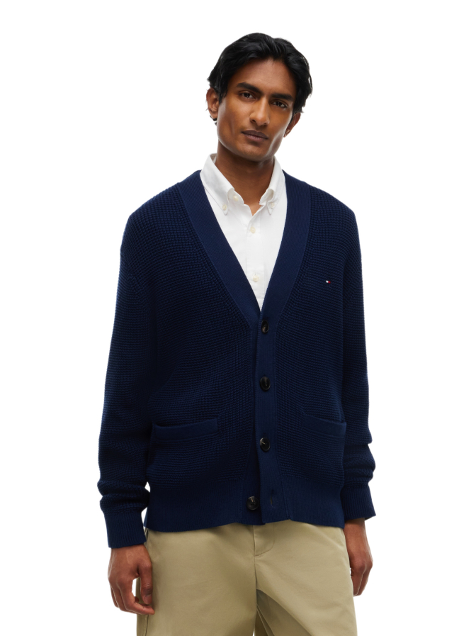 Tommy Hilfiger Cardigan mit Waffel-Struktur bei Robert Ley