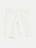 s.Oliver RED LABEL Straight-Leg Bermuda Jeans 0200-WHITE bei Robert Ley