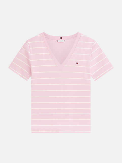 Tommy Hilfiger T-Shirt mit V-Ausschnitt bei Robert Ley