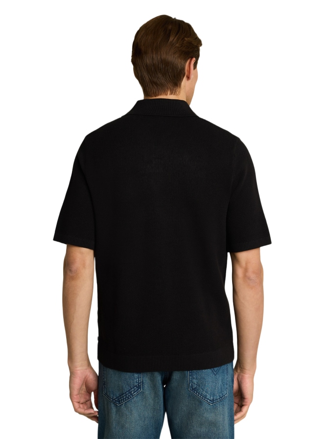Tom Tailor Denim Poloshirt aus Piqué-Strick bei Robert Ley