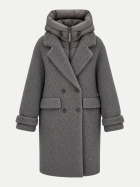 Khujo Teddymantel Jimenia mit Kapuze 232-graphite grey bei Robert Ley