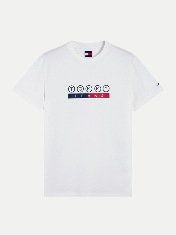 Tommy Jeans T-Shirt mit Logo-Print bei Robert Ley