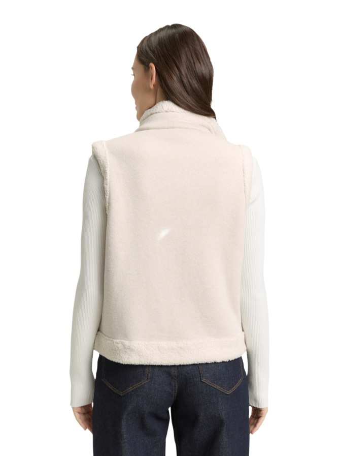 Tom Tailor Sweatweste mit Teddyfell bei Robert Ley