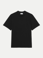 Lacoste T-Shirt aus Petit Piqué mit Pima-Baumwolle 031-black bei Robert Ley