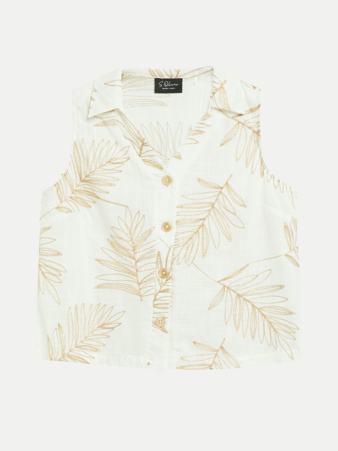 s.Oliver BLACK LABEL Bluse mit Stickerei bei Robert Ley