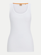 BOSS Orange Tanktop 100-White bei Robert Ley
