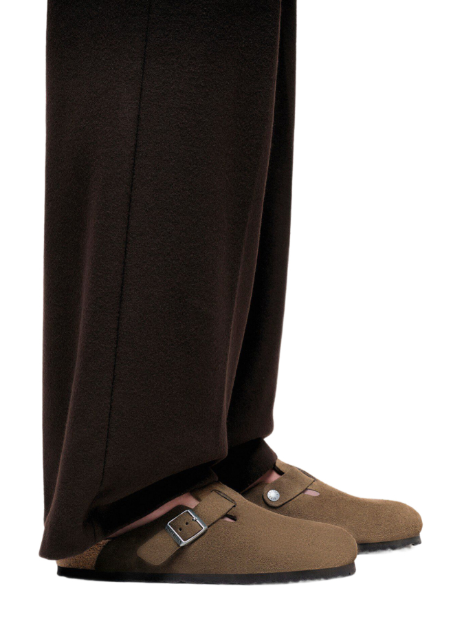 Birkenstock Sandale Boston LEVE Dark Tea Tonal bei Robert Ley