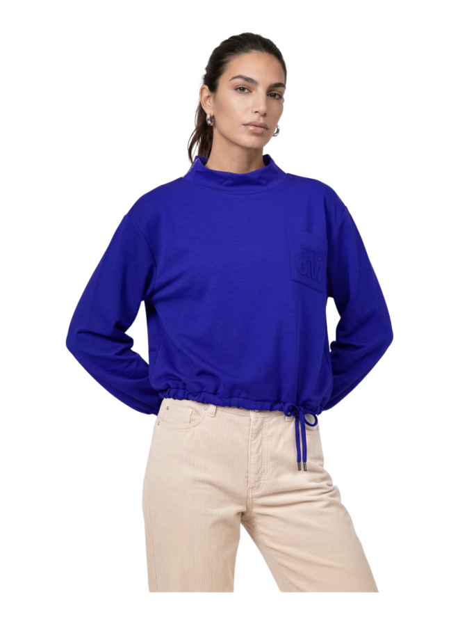 Monari Sweatshirt mit Schmuck-Detail bei Robert Ley