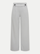 JDY Wide-Leg Hose 292096001-Ultimate Grey/BLACK BUTTONS bei Robert Ley