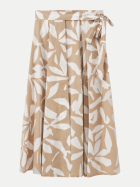 Rosso35 Rock mit Bindeband 408-beige/white bei Robert Ley