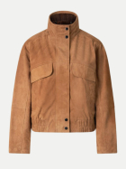 Bogner Blouson Anouk aus Ziegenveloursleder 794-dark ginger bei Robert Ley
