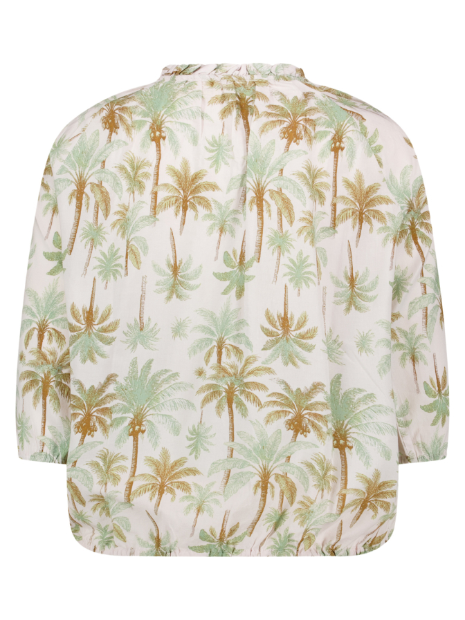 Cartoon Blusenshirt mit Palmenmuster bei Robert Ley