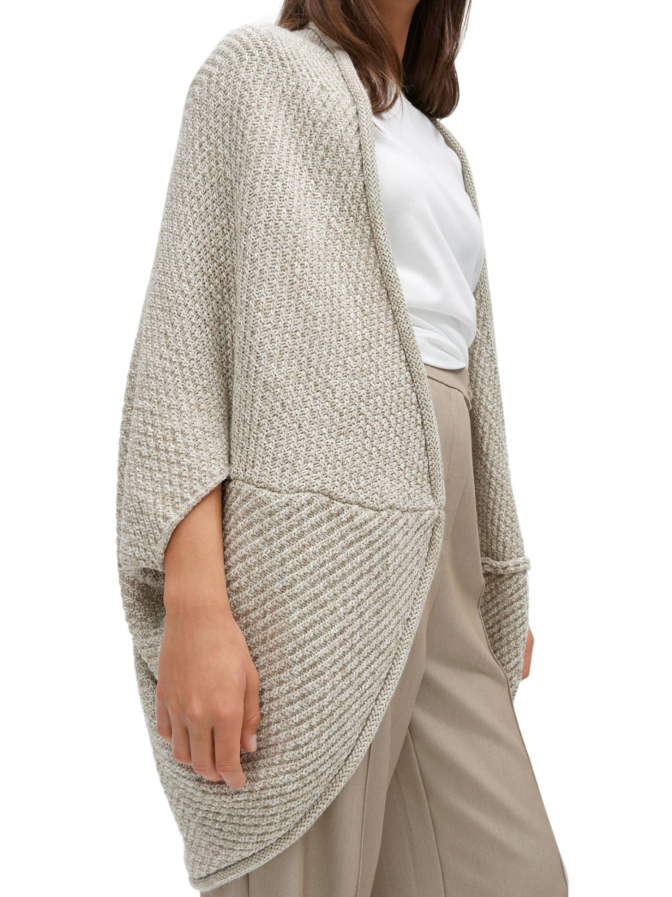 Opus Strickcape mit Waffelstruktur Amaryllis bei Robert Ley
