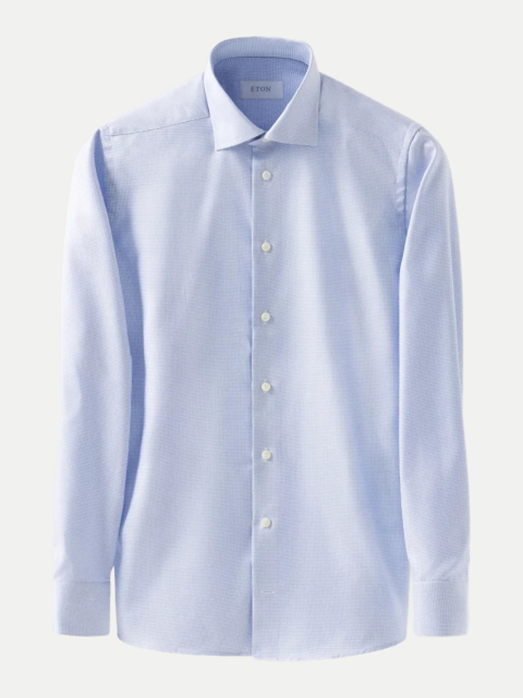 Eton Gemustertes Twill-Hemd bei Robert Ley