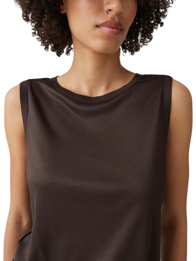 Opus Jerseytop mit Rippbündchen Inise bei Robert Ley