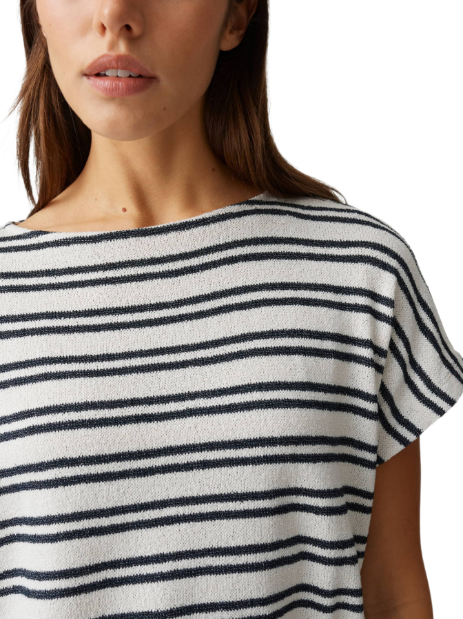 Opus Gestreiftes Jerseyshirt Sostal in Strickoptik bei Robert Ley