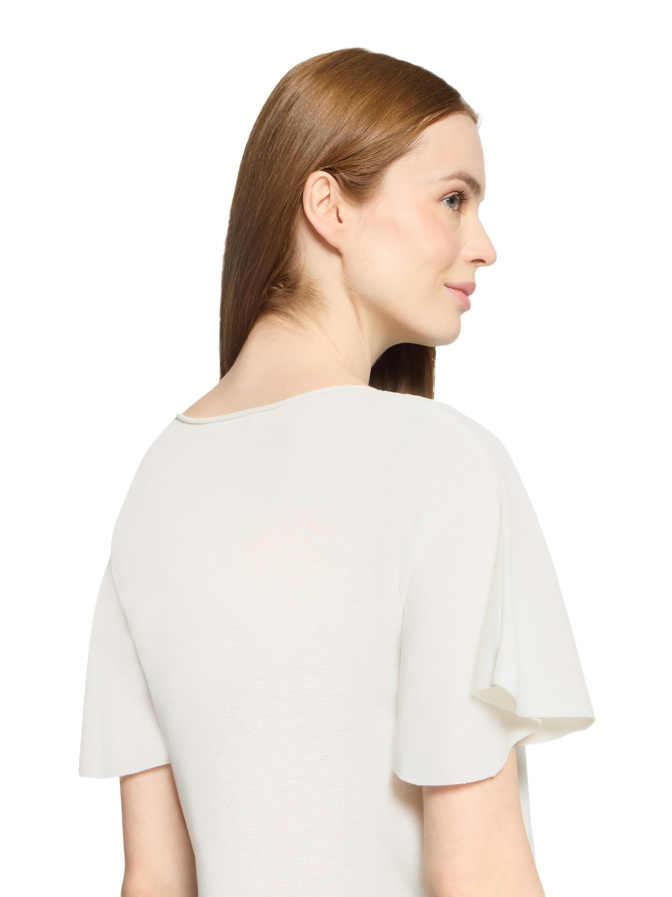 Cartoon T-Shirt mit Rüschenärmel bei Robert Ley