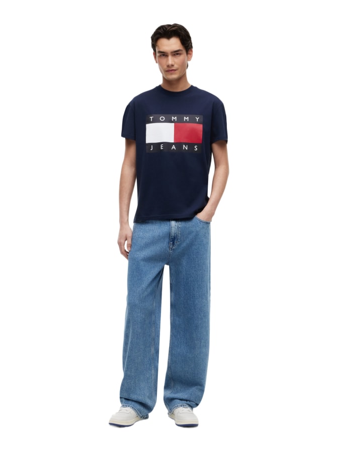 Tommy Jeans T-Shirt mit Flag-Badge bei Robert Ley