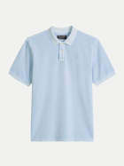 Marc O'Polo Basic T-Shirt 5478-Dusted Blue bei Robert Ley