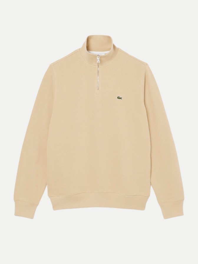 Lacoste Sweatshirt mit Troyer-Kragen bei Robert Ley