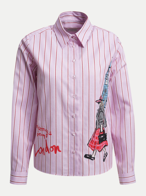 Milano Italy Hemdbluse mit London-Motiv bei Robert Ley