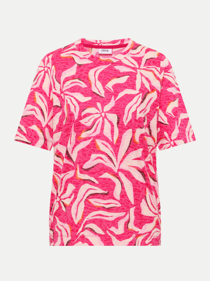 Cecil T-Shirt floral bei Robert Ley