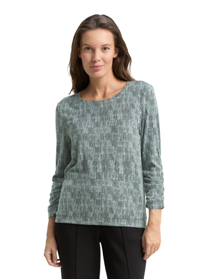 Tom Tailor Casual Langarmshirt mit Print bei Robert Ley