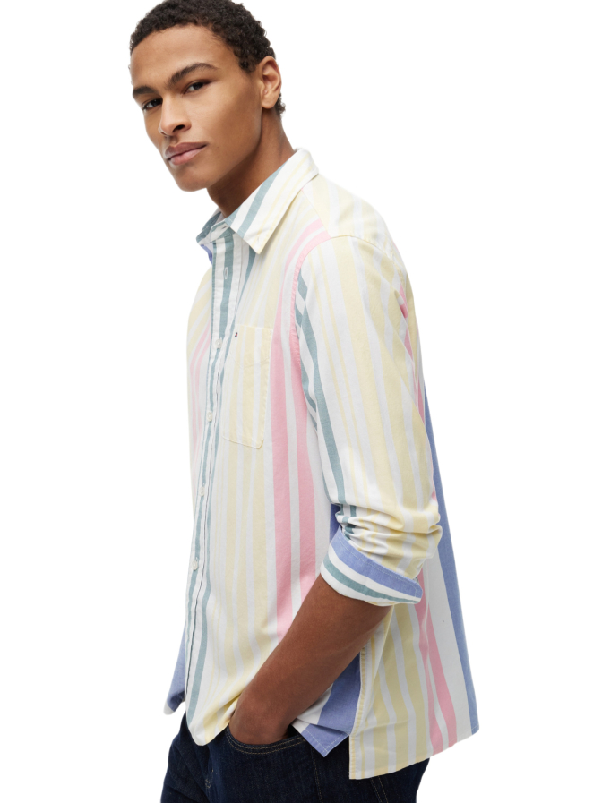 Tommy Jeans Oxfordhemd mit Streifenmuster bei Robert Ley
